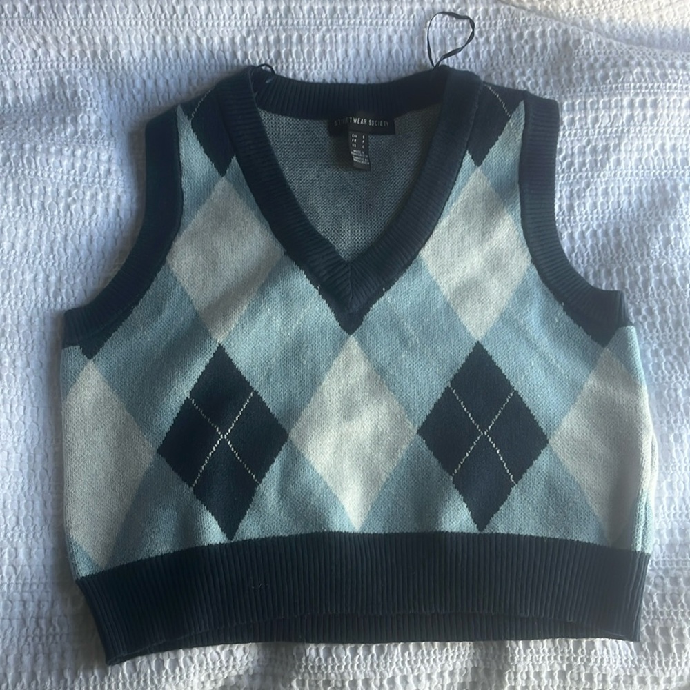 Streetwear Society Blue Vest💙🩵 Size: Small